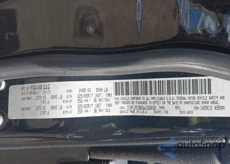 2016 Jeep Cherokee Latitude из США, поврежденный, VIN 1C4PJMCB6GW192032